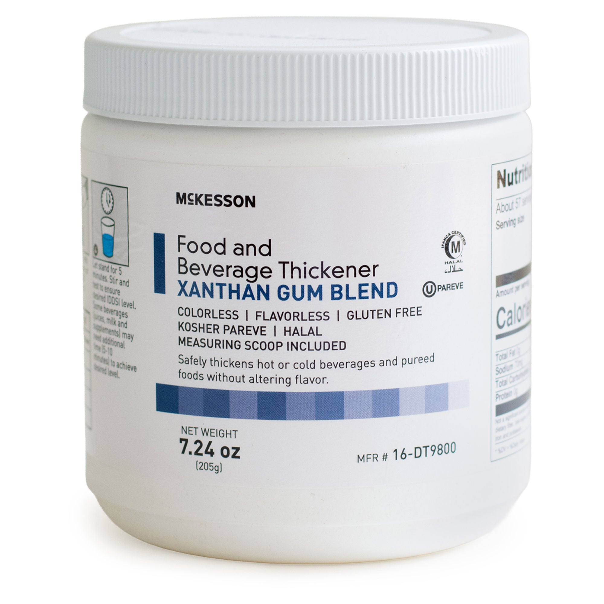 McKesson Brand FOOD THICKENER, CLEAR 7.24OZ (6/CS)