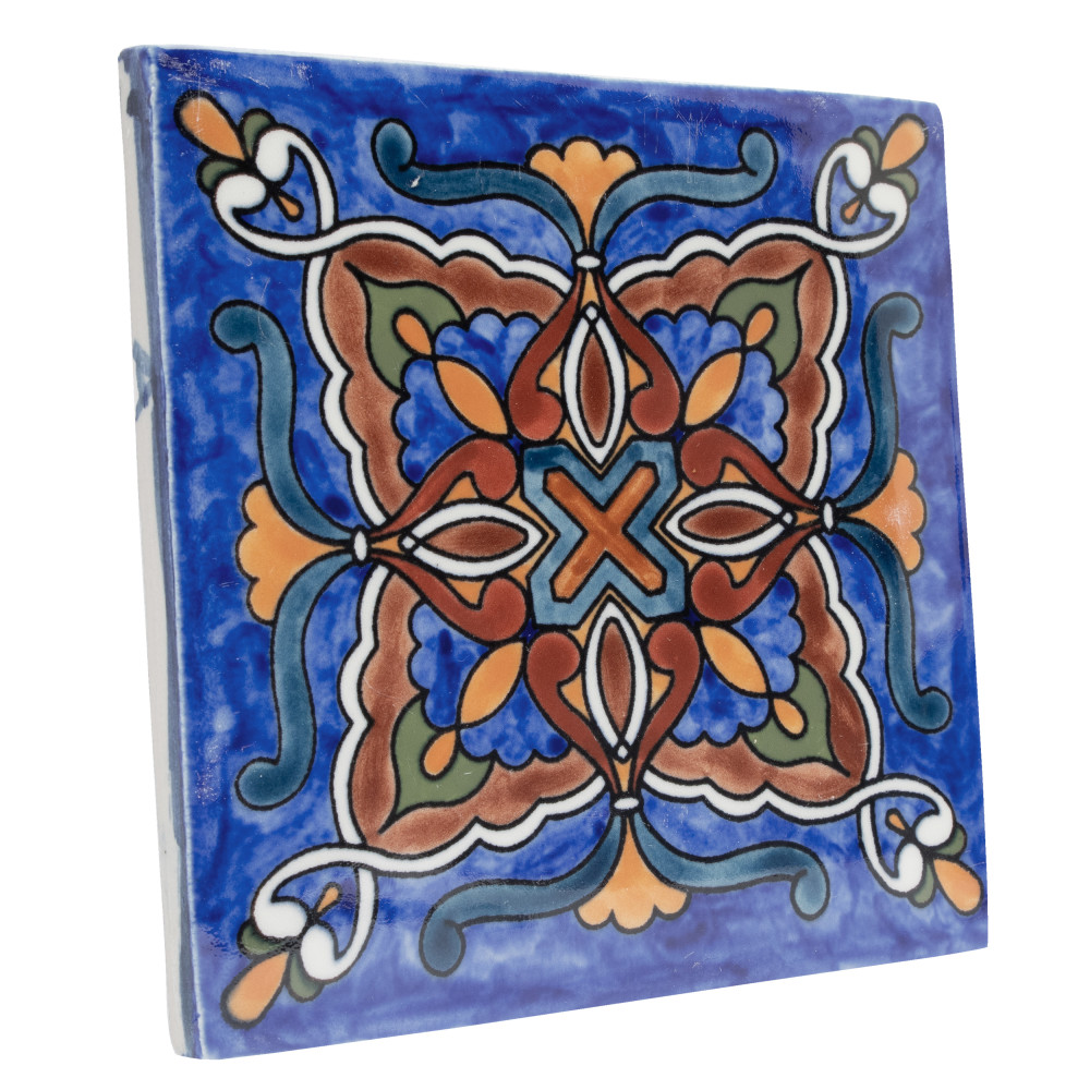 Provincial Deco Prado 6 in. x 6 in. Porcelain Wall Tile