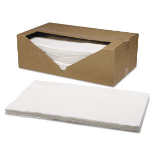 NSN7920005191912, AbilityOne®, SKILCRAFT Tuff Wipes I, Medium-Duty, 1 ply, 14.25"x25.00", Paper, General Purpose Wipers, White