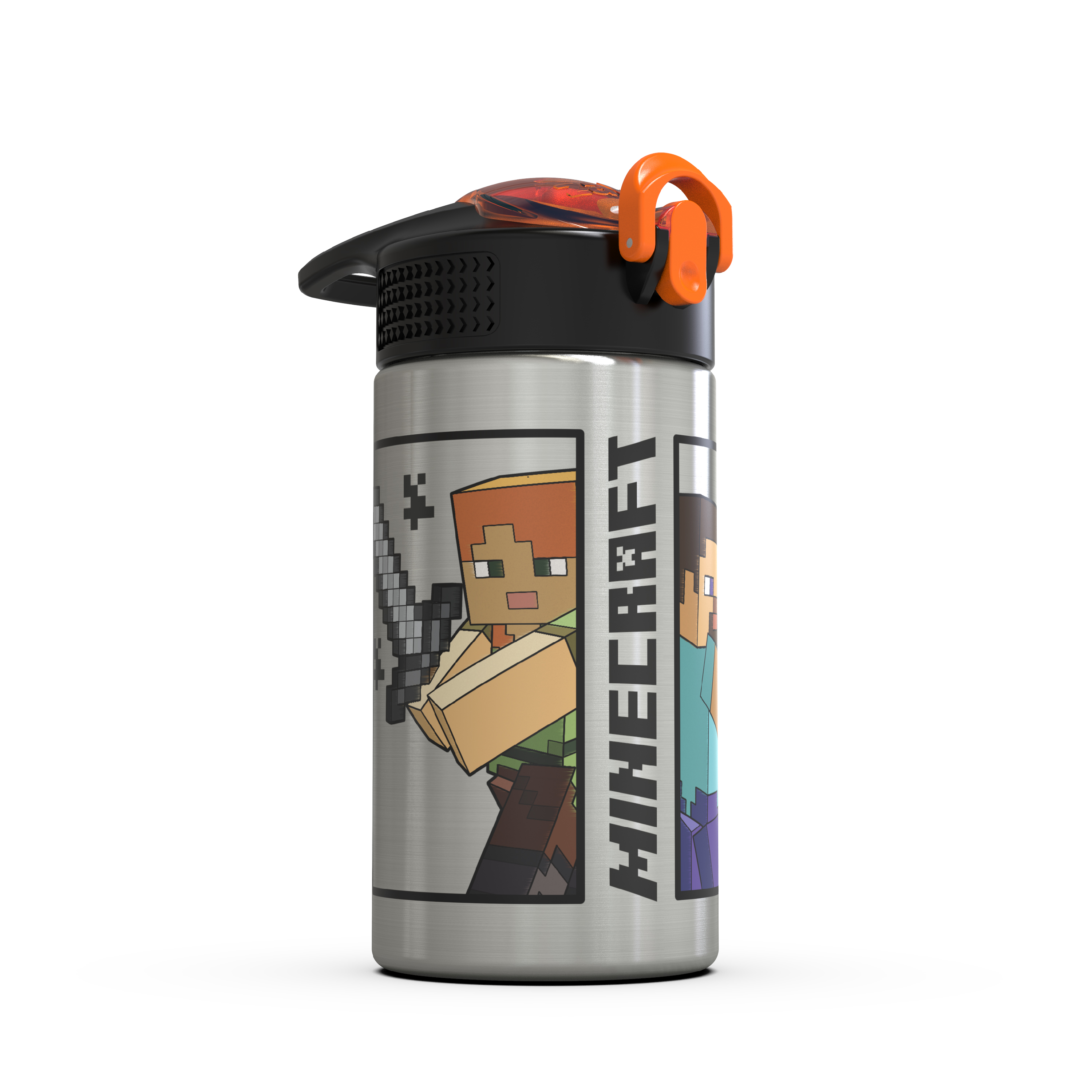Minecraft 15.5 ounce Water Bottle, Steve and Alex slideshow image 10 Minecraft 15.5 ounce Water Bottle, Steve and Alex slideshow image 10