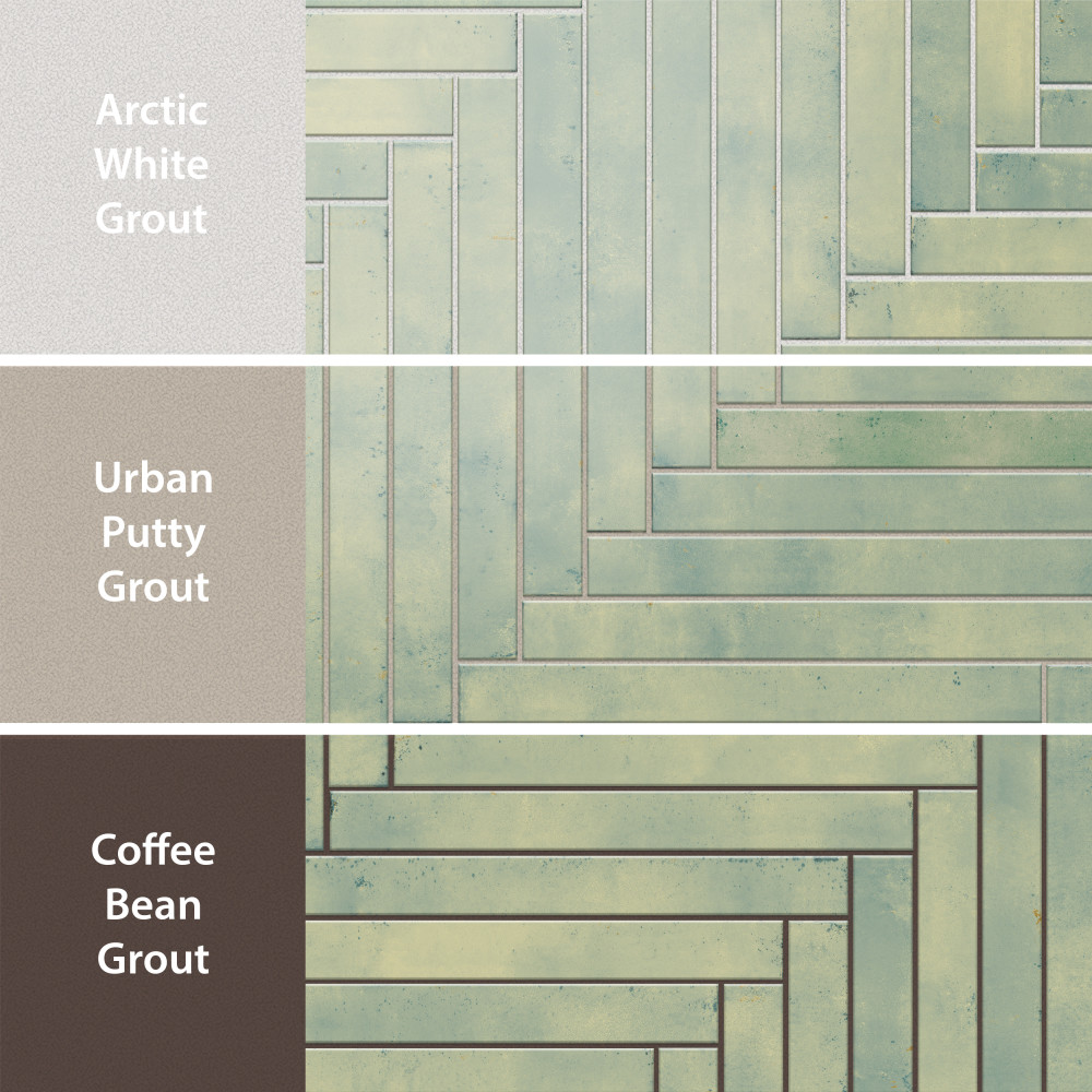 Phoenix Aquamarine 1-7/8 in. x 17-3/4 in. Porcelain Floor and Wall Tile