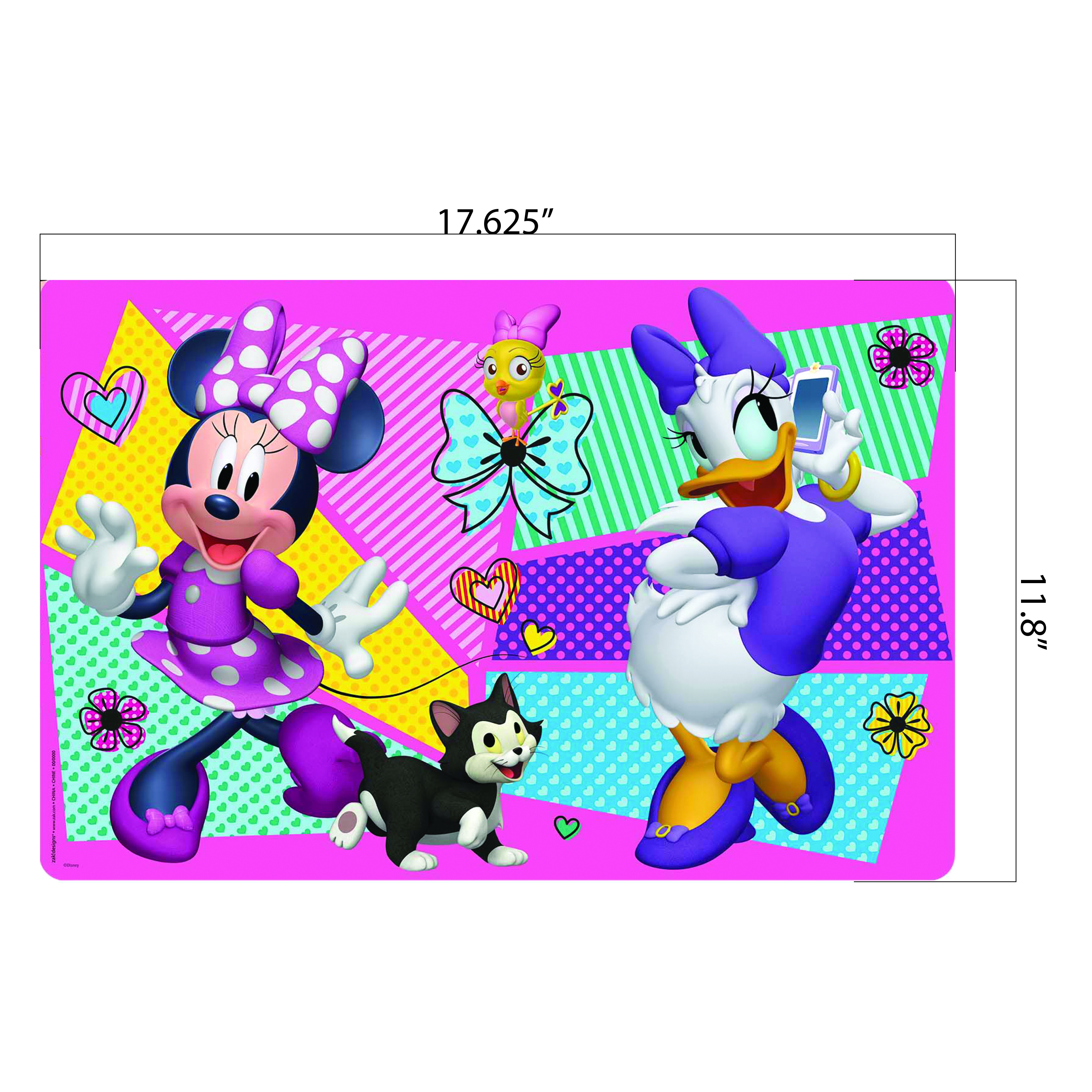 Disney Kid’s Placemat, Minnie Mouse, 4-piece set slideshow image 3 Disney Kid’s Placemat, Minnie Mouse, 4-piece set slideshow image 3