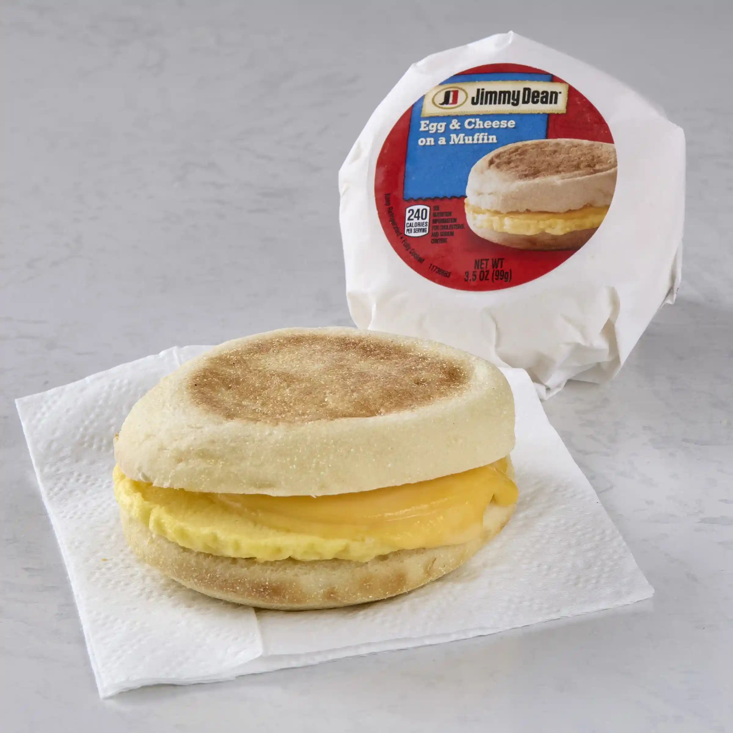 Jimmy Dean® Butcher Wrapped Egg & Cheese Muffin https://images.salsify.com/image/upload/s--P88IuseW--/q_25/qpu4c25jnuxwt5dzj8wc.webp