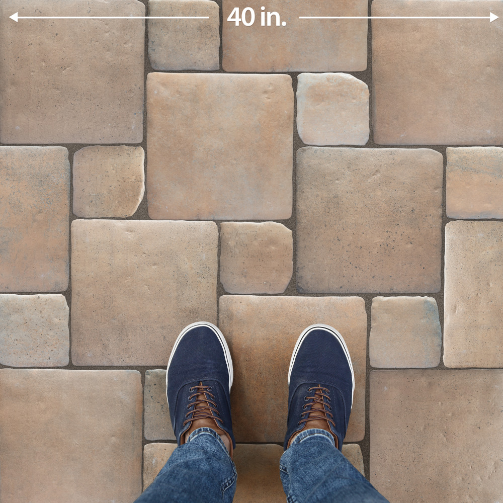 Benisa Marelle Teja with Teja Taco 11-7/8 in. x 17-3/4 in. Porcelain Floor and Wall Tile