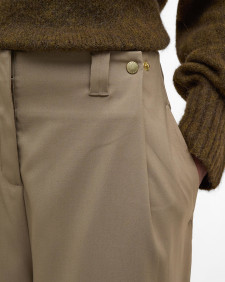 Lorrie Oversized Trousers Military Brown