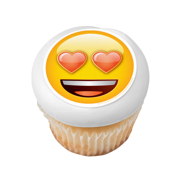 emoji™ Heart Eyes PhotoCake® Edible Image®