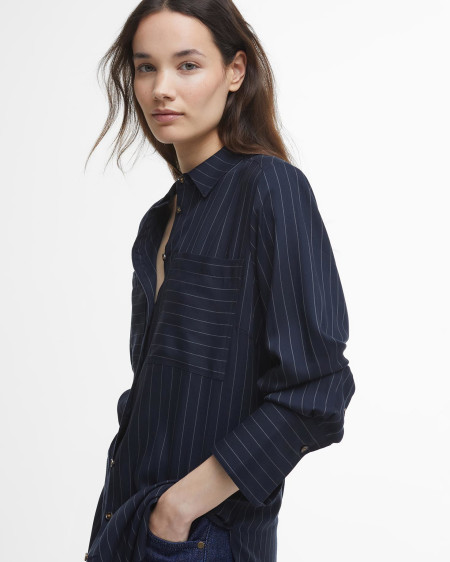 Bluse Carrie Relaxed Pinstripe