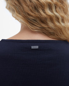 Hawkins Striped Long-Sleeved T-Shirt Navy Stripe