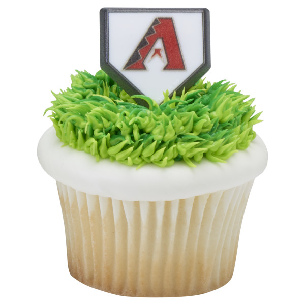 MLB® Home Plate Team Logo Cupcake Rings