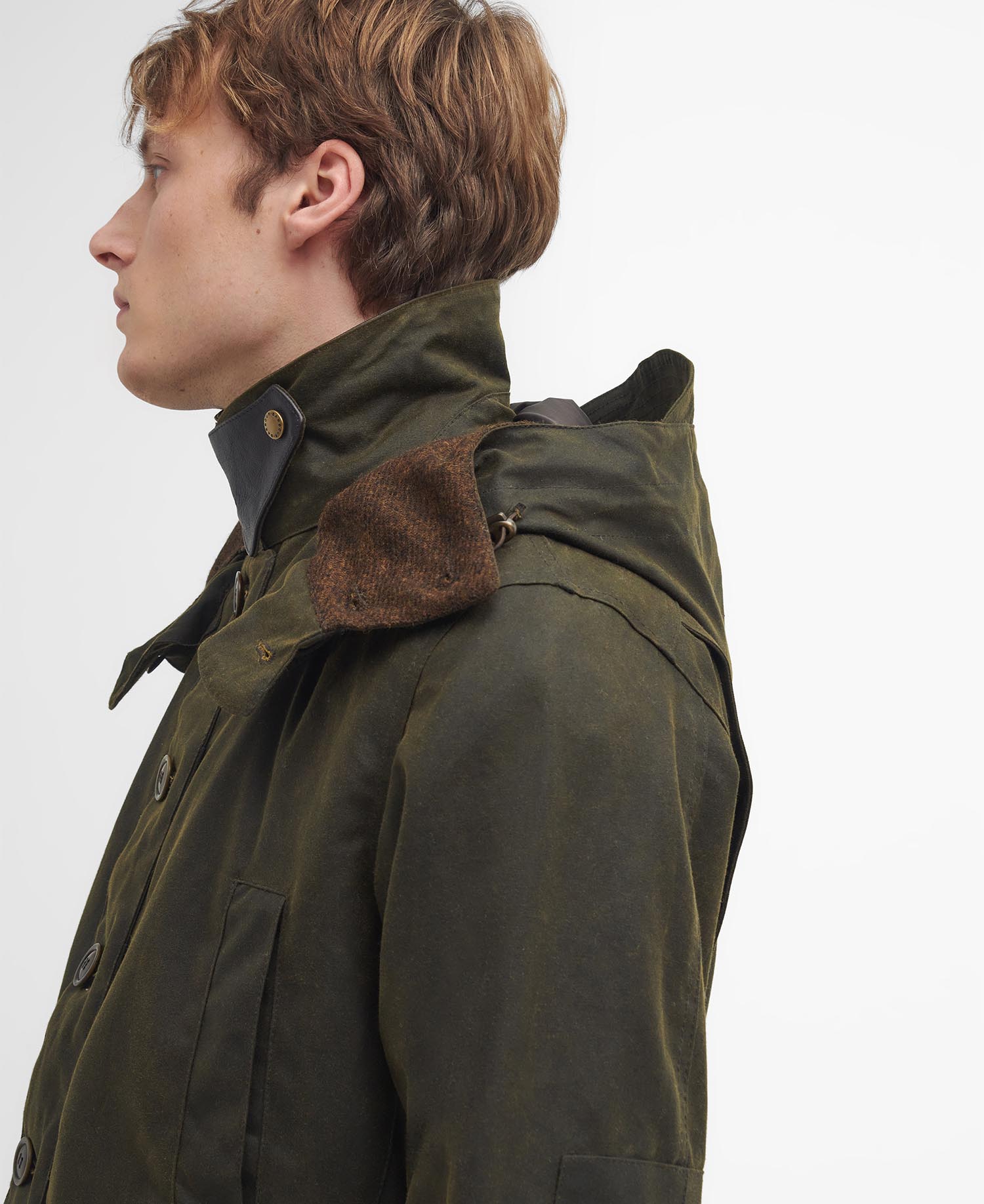 Barbour x TO KI TO Shoreman Waxed Jacket image number 6