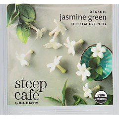 steep Café Organic Jasmine Green Tea - Box of 50 pyramid tea bags