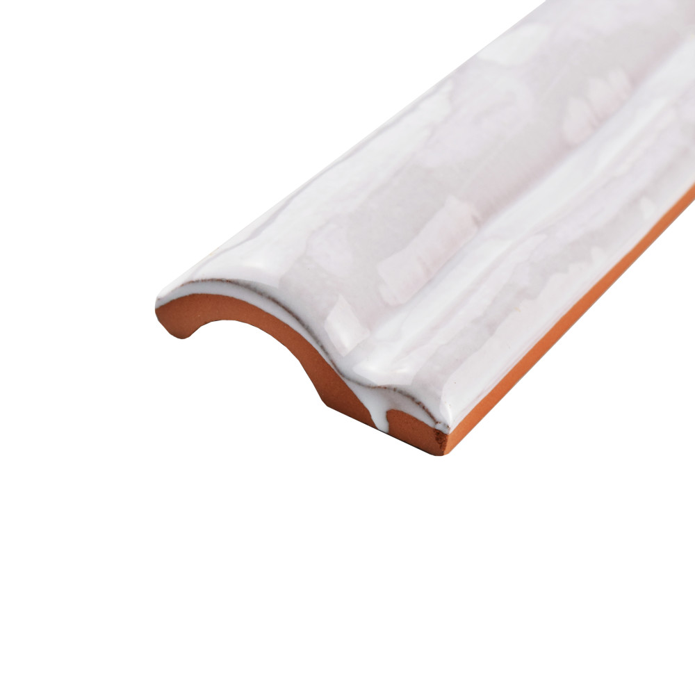 Antic Special Moldura Milk 2 in. x 6 in. Ceramic Wall Trim