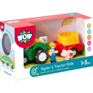 Taylor's Tractor Ride, Push & Go Toy Tractor