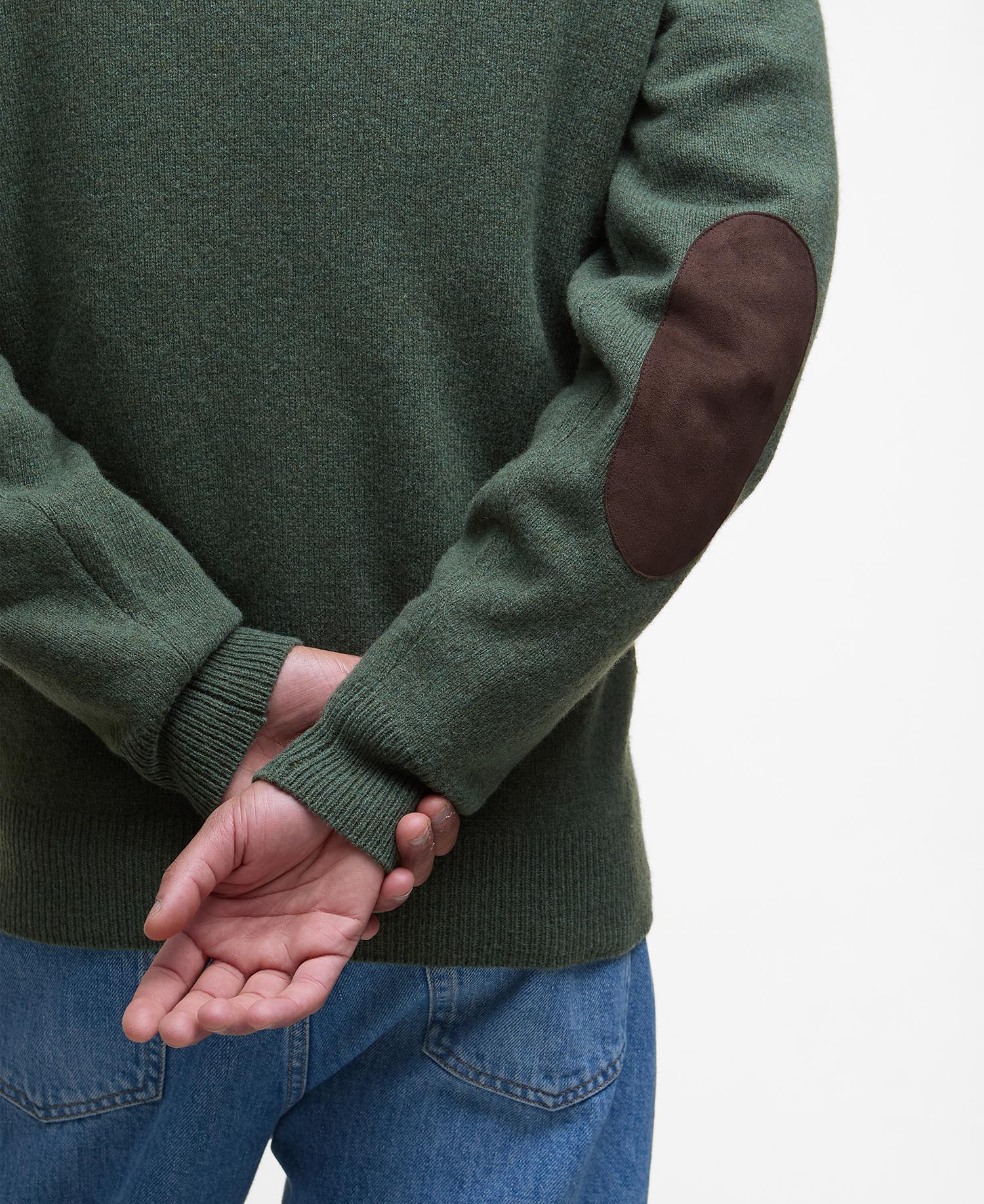 Essential Elbow-Patch Cardigan image number 4