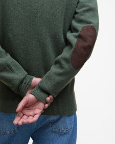 Essential Elbow-Patch Cardigan 