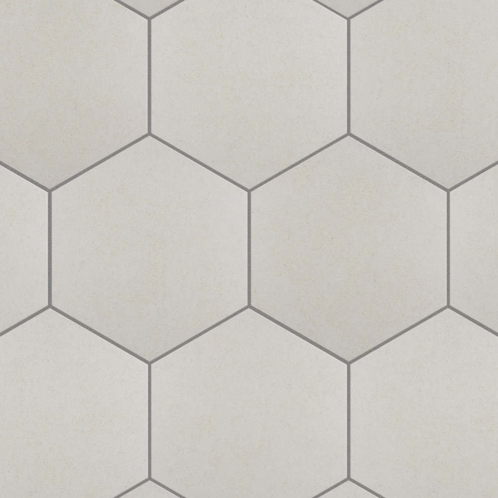 Vintage Hex Blanco 8.63x9.88 Hexagon Porcelain Floor and Wall Digital Pattern