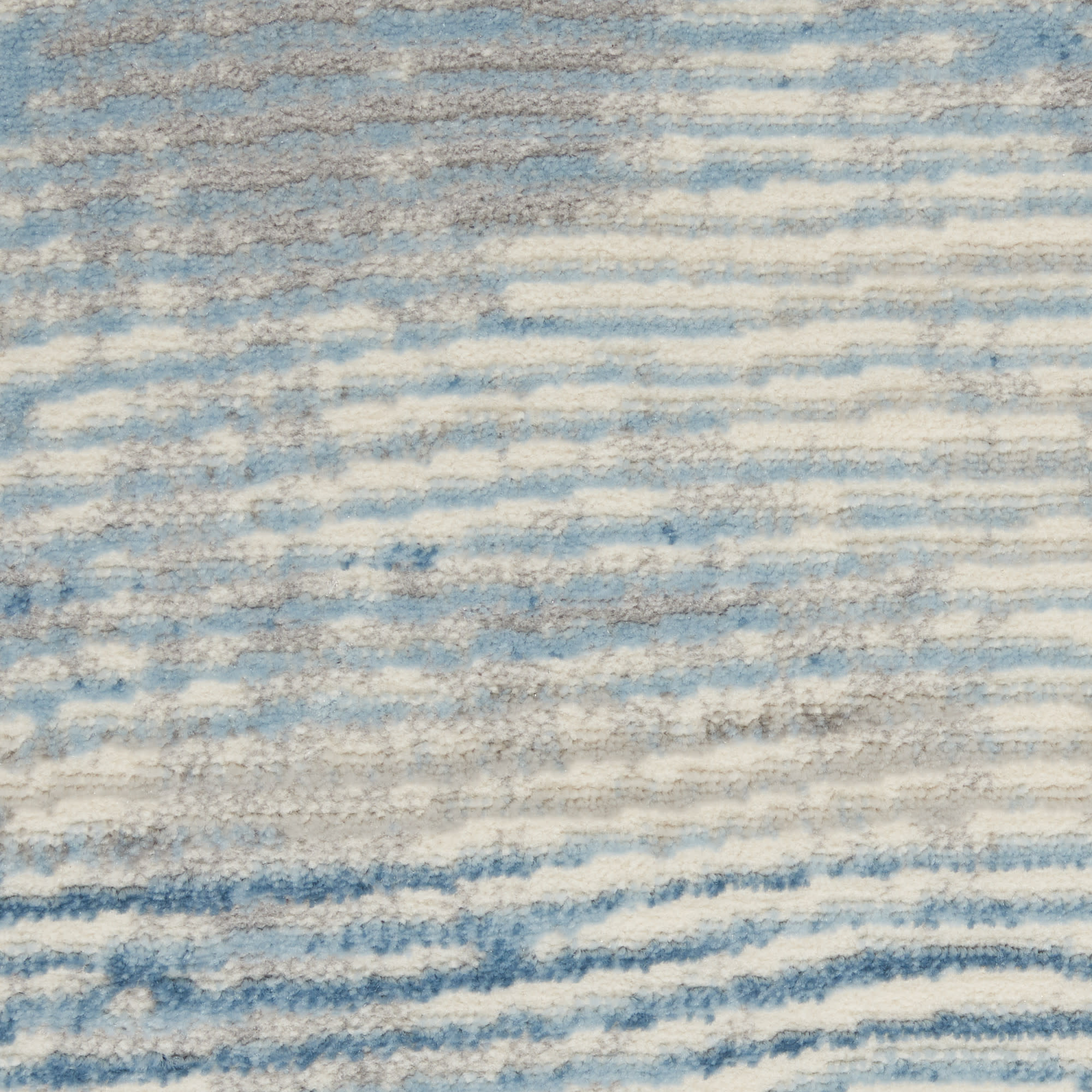 Nourison Solace 8' x 10' Ivory Grey Blue Modern Indoor Rug