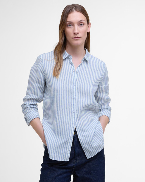 Camicia a maniche lunghe Marine dalla vestibilità comoda 