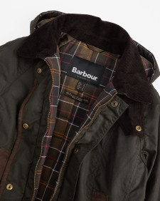 Bower Waxed Jacket Olive-Classic