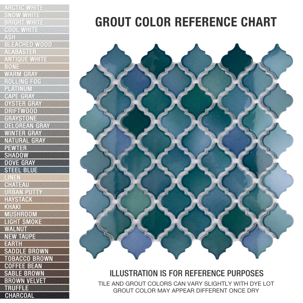 Sample – Hudson Tangier Aquamarine Porcelain Mosaic Tile
