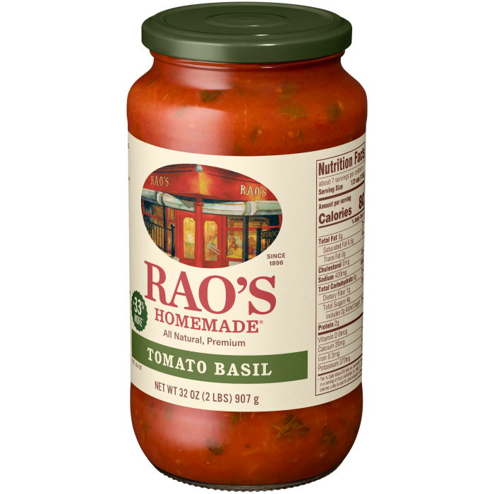 Tomato Basil Sauce, 32 oz - Right angle Image