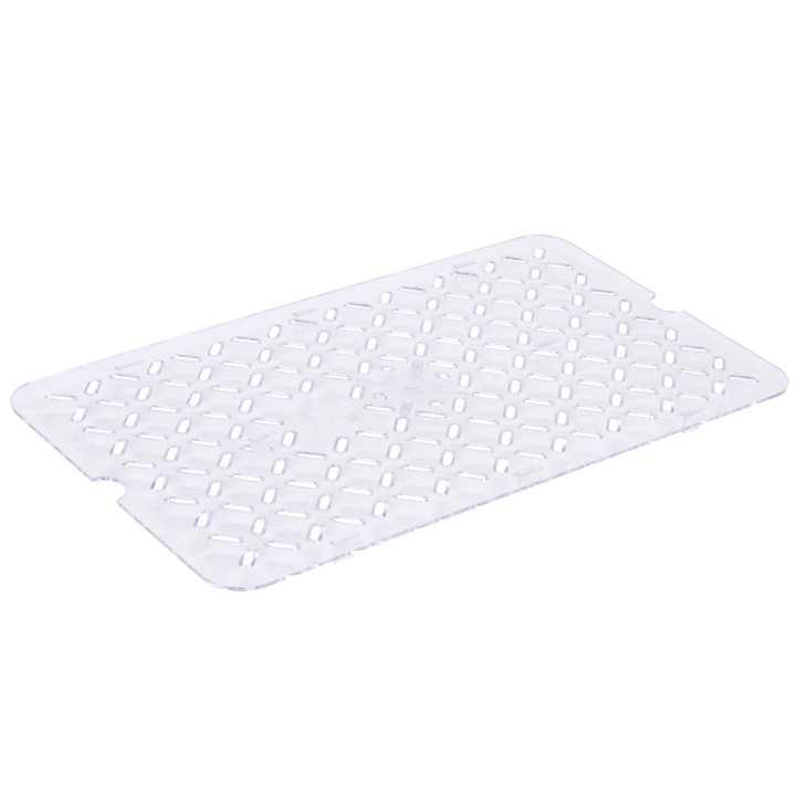 Full-size Super Pan® clear low-temperature plastic false bottom