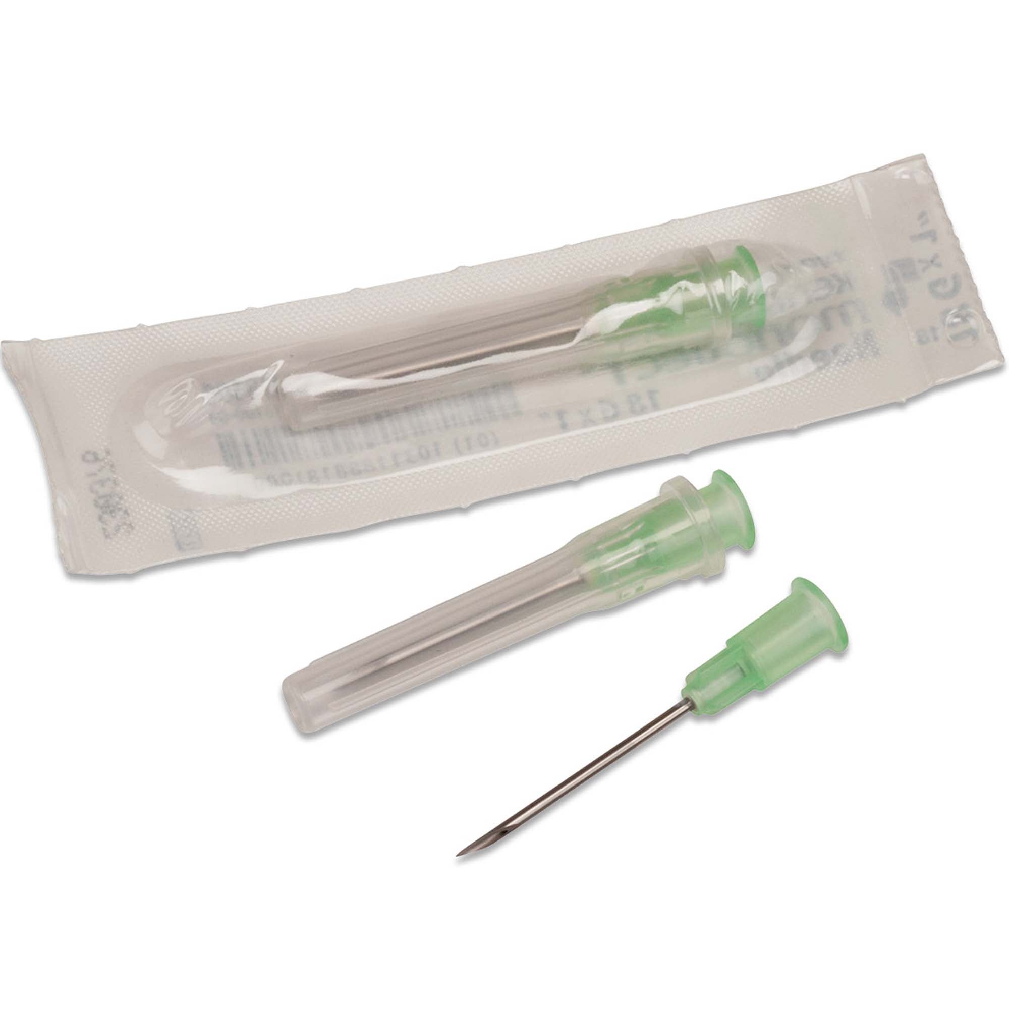 Monoject™ SoftPack Hypodermic Needle, 22 Gauge, 1-1/2 Inch Length