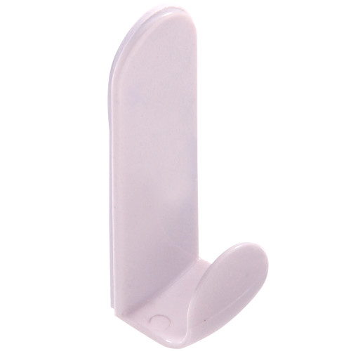 Hardware Essentials White Adhesive Boutique Hook