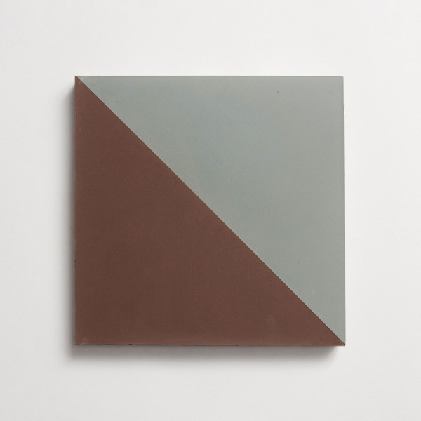 cement | slant | dark chocolate + vintage jade 