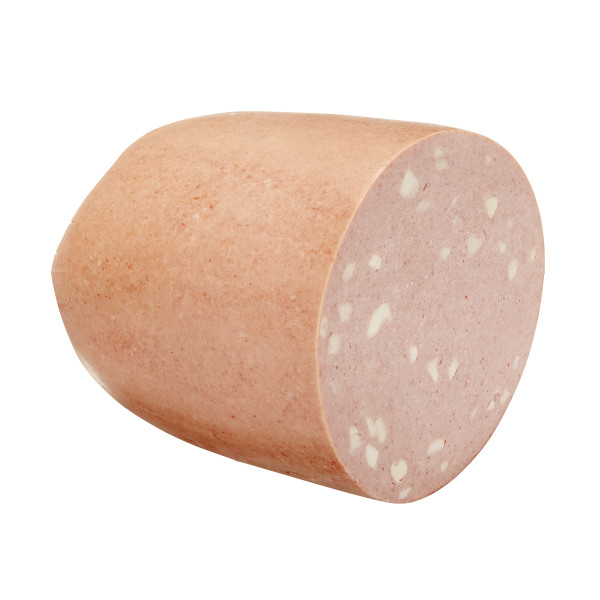 COLUMBUS(r) Mortadella Oval, Half, 1/7lb . C1C0 - Front Center Out of Package (Hi Res)