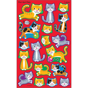 Purr-fect Pets superShapes Stickers-Large, 144 ct