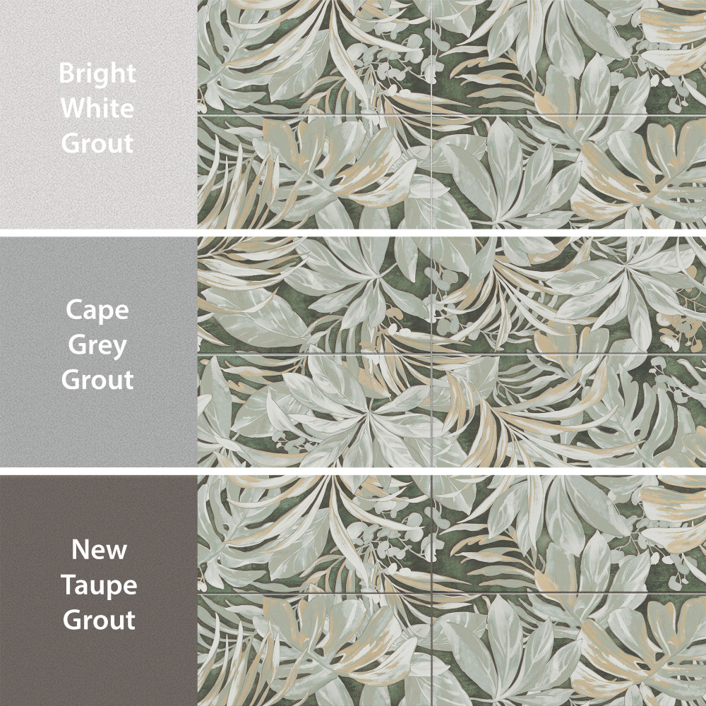 Sample – Parete Tropici Green Porcelain Floor and Wall Tile