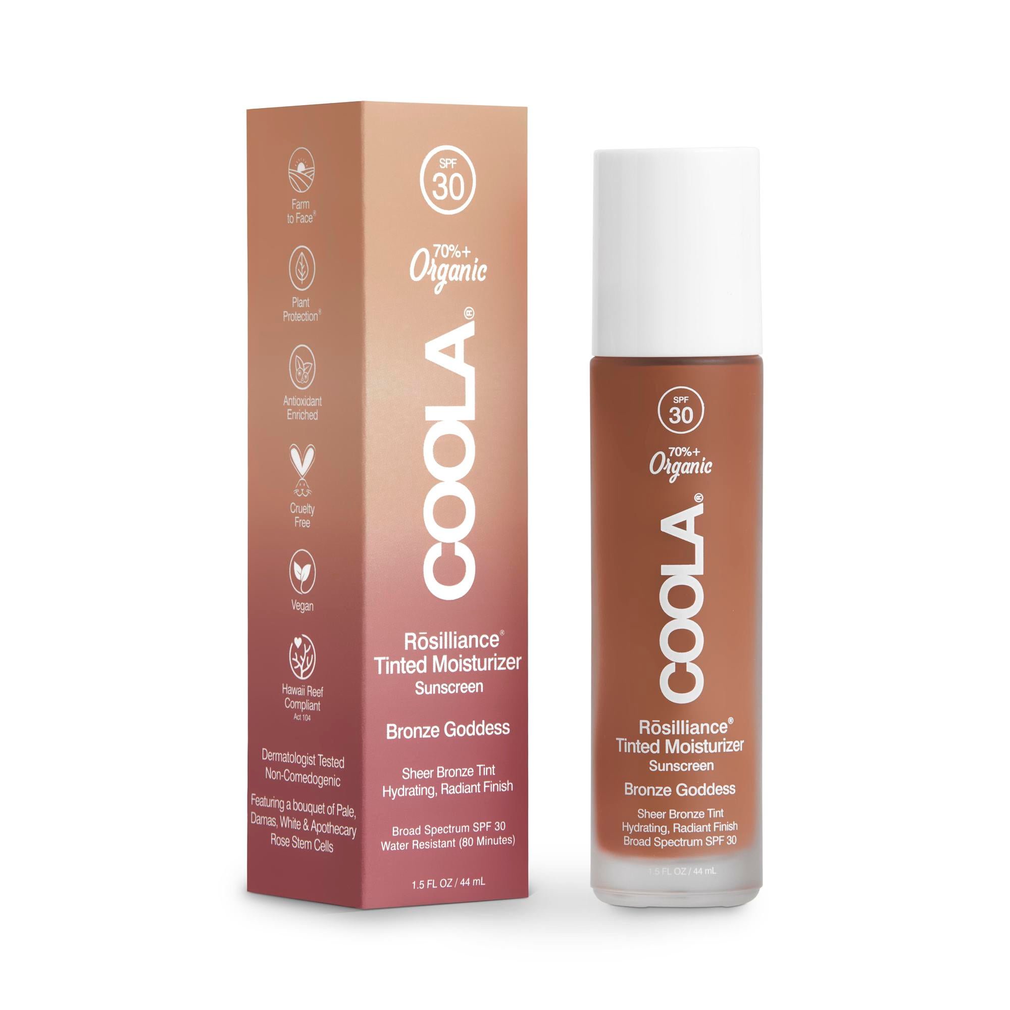 COOLA LLC FACE, MOISTURIZER MINERAL SPF30 BRONZE GODDESS 1.5OZ (24/CS)