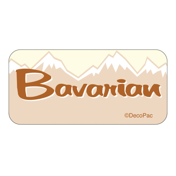 Bavarian Label PhotoCake® Edible Image® Merchandising Label