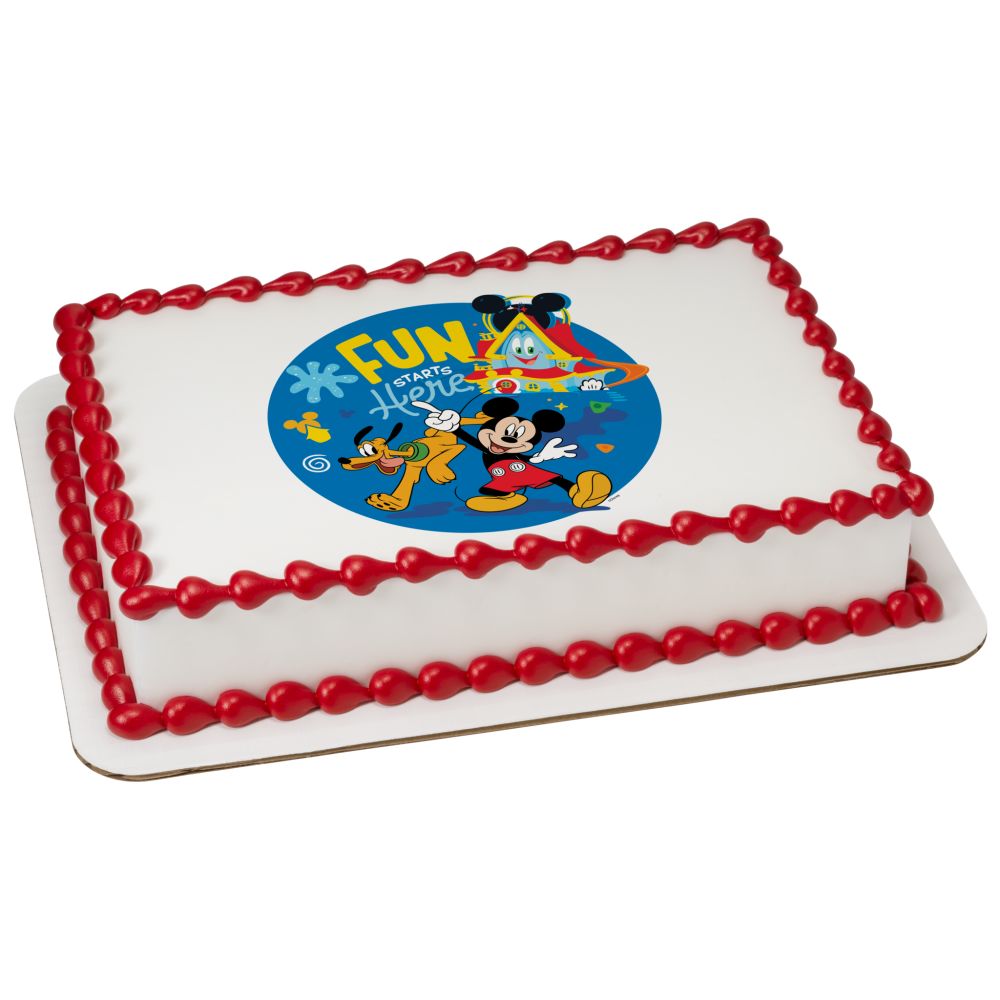 Image Cake Disney Mickey Mouse Funhouse Fun Starts Here!