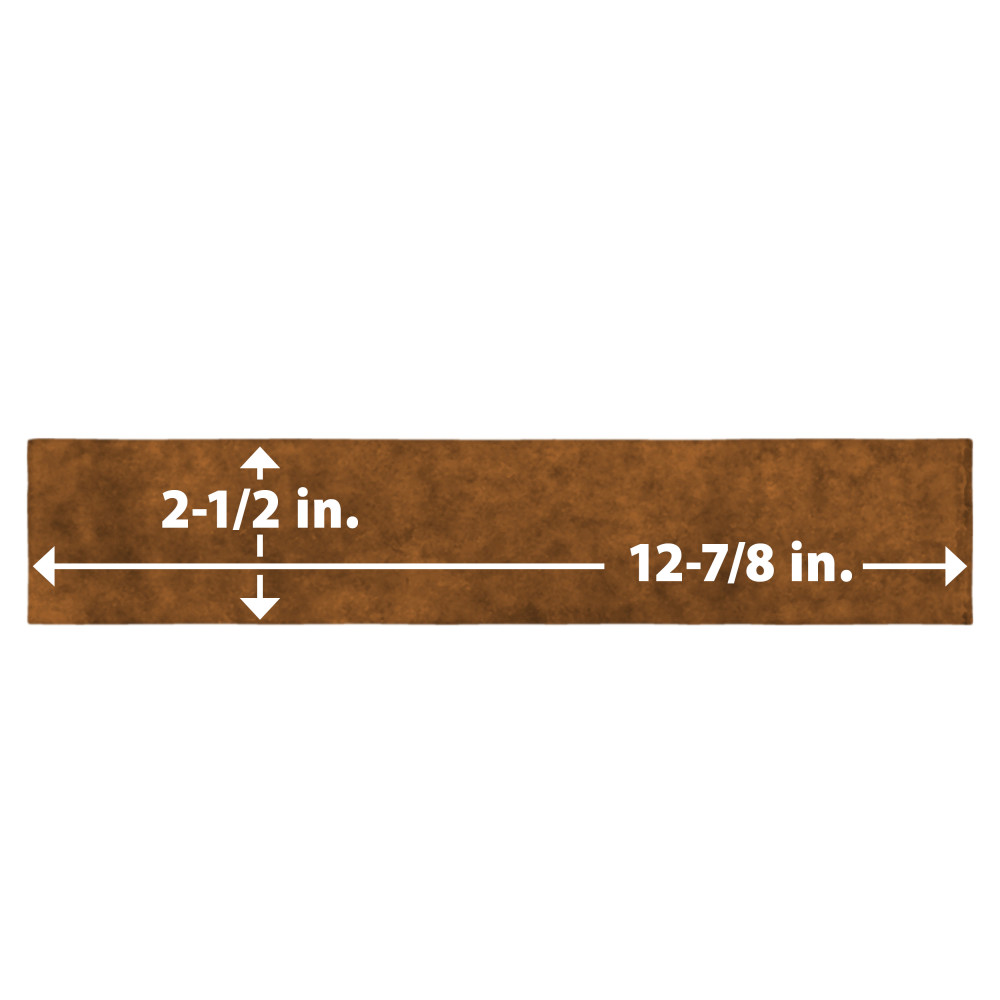 Menorca Rust 2-1/2 in. x 12-7/8 in. Ceramic Wall Tile