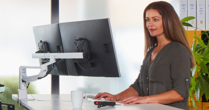 Easily align multiple monitors to find the perfect view for what you do.