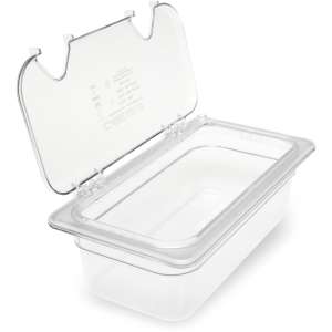 Carlisle, StorPlus, Polycarbonate Food Pan 1/3 Size, 4" Deep, Clear
