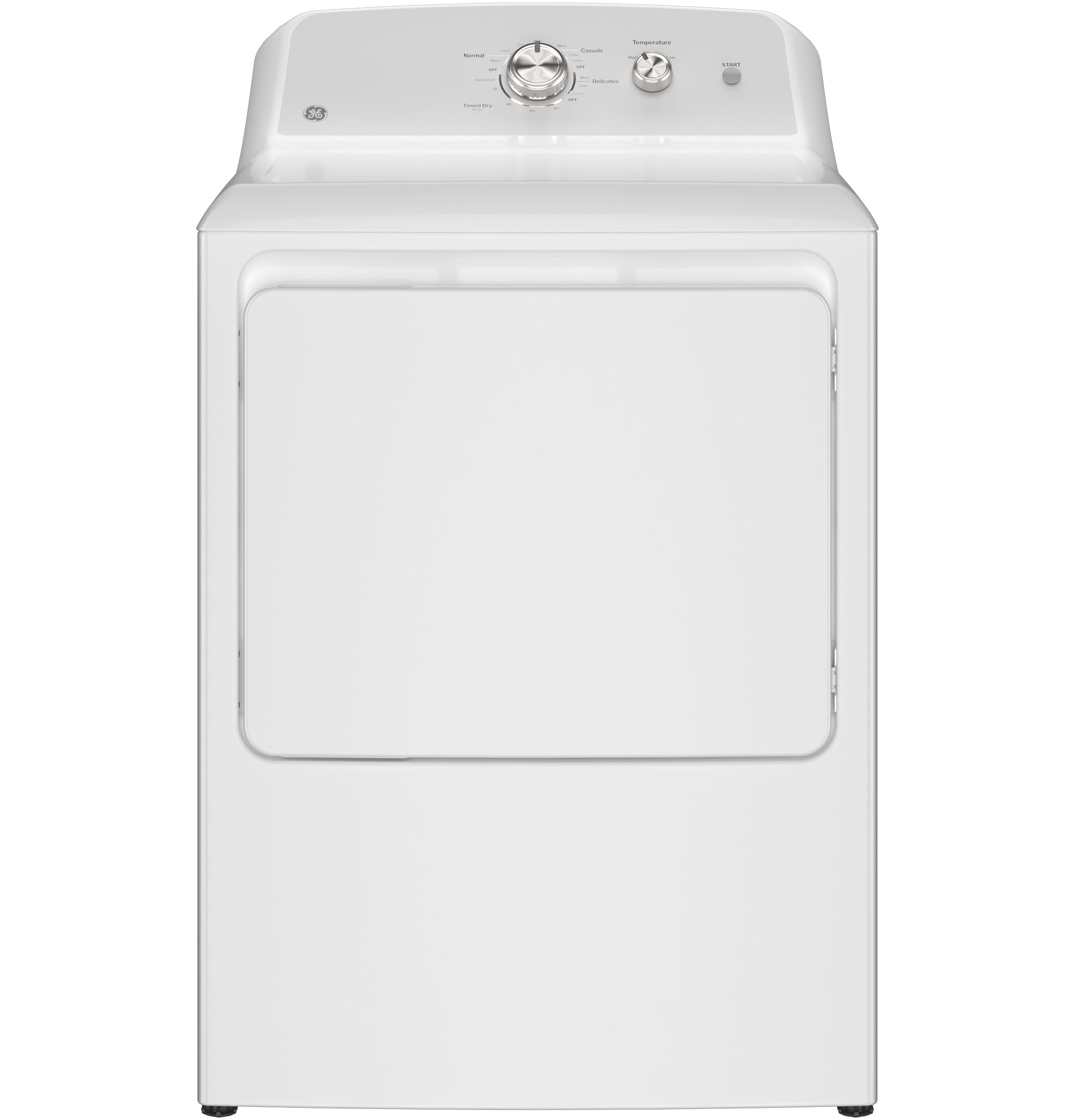 GE® 6.2 cu. ft. Capacity Gas Dryer with Up To 120 ft. Venting and Shallow Depth​