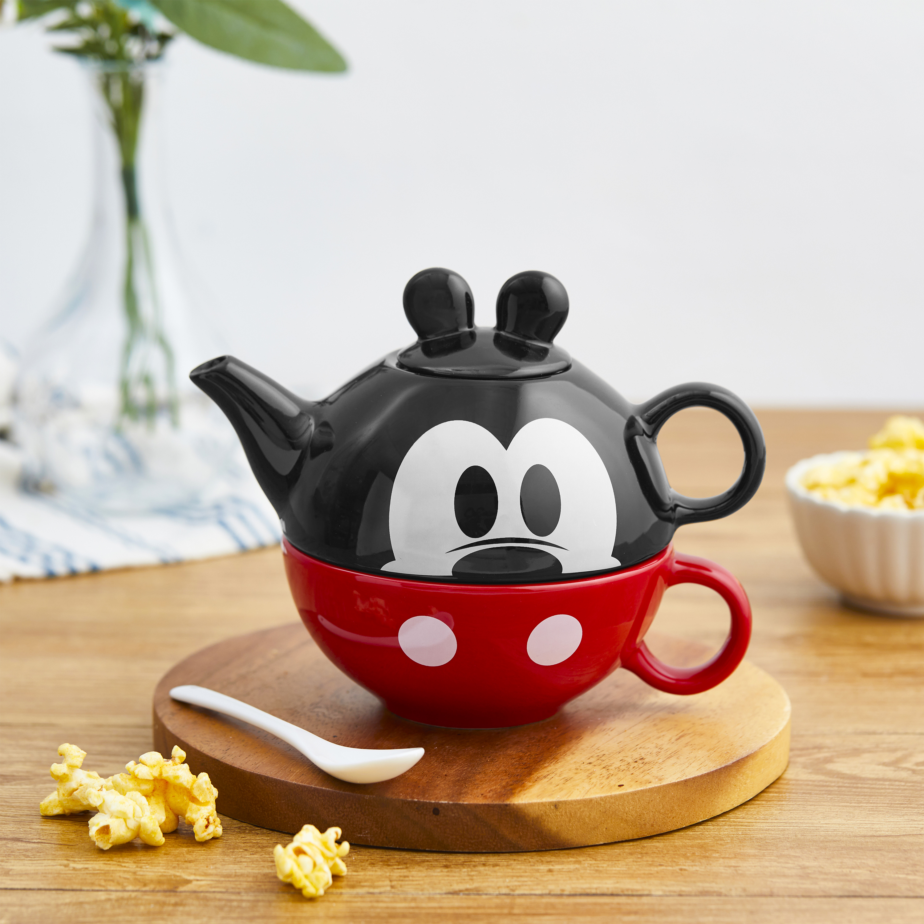 Disney Sculpted Ceramic Tea Set, Mickey Mouse, 4-piece set slideshow image 4 Disney Sculpted Ceramic Tea Set, Mickey Mouse, 4-piece set slideshow image 4