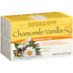Chamomile Vanilla Honey Herbal Tea - Case of 6 boxes- total of 120 tea bags