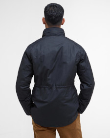 Sapper Waxed Jacket Black-Classic