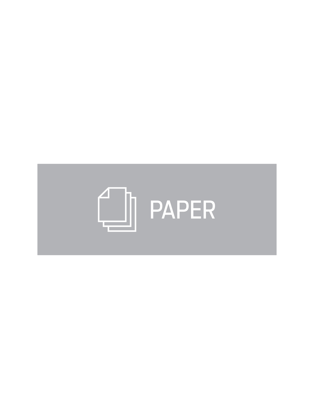 RISE – Triple – Sign – Paper – Grey