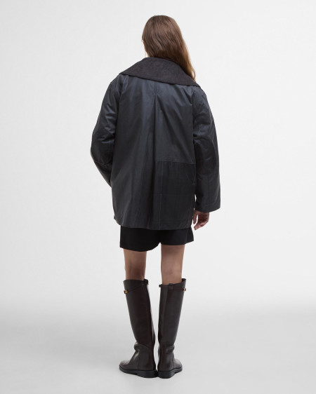 Barbour x GANNI Waxed Duffle Coat