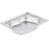 Half-size 2 ½-inch-deep Super Pan® stainless steel Super Shapes kidney-style wild pan