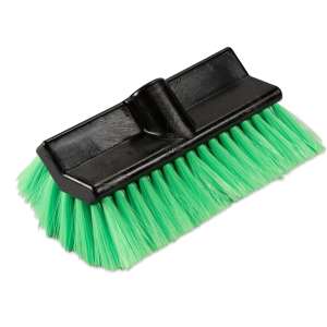 Carlisle, Flo-Pac®, 10in, Flo-Thru Dual Surface Wash Brush, Nylex Bristles, Green