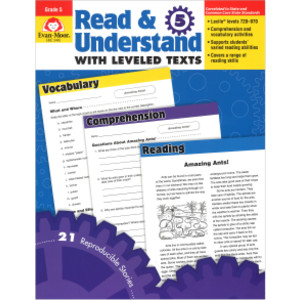 Read and Understand with Leveled Text Book, Grade 5