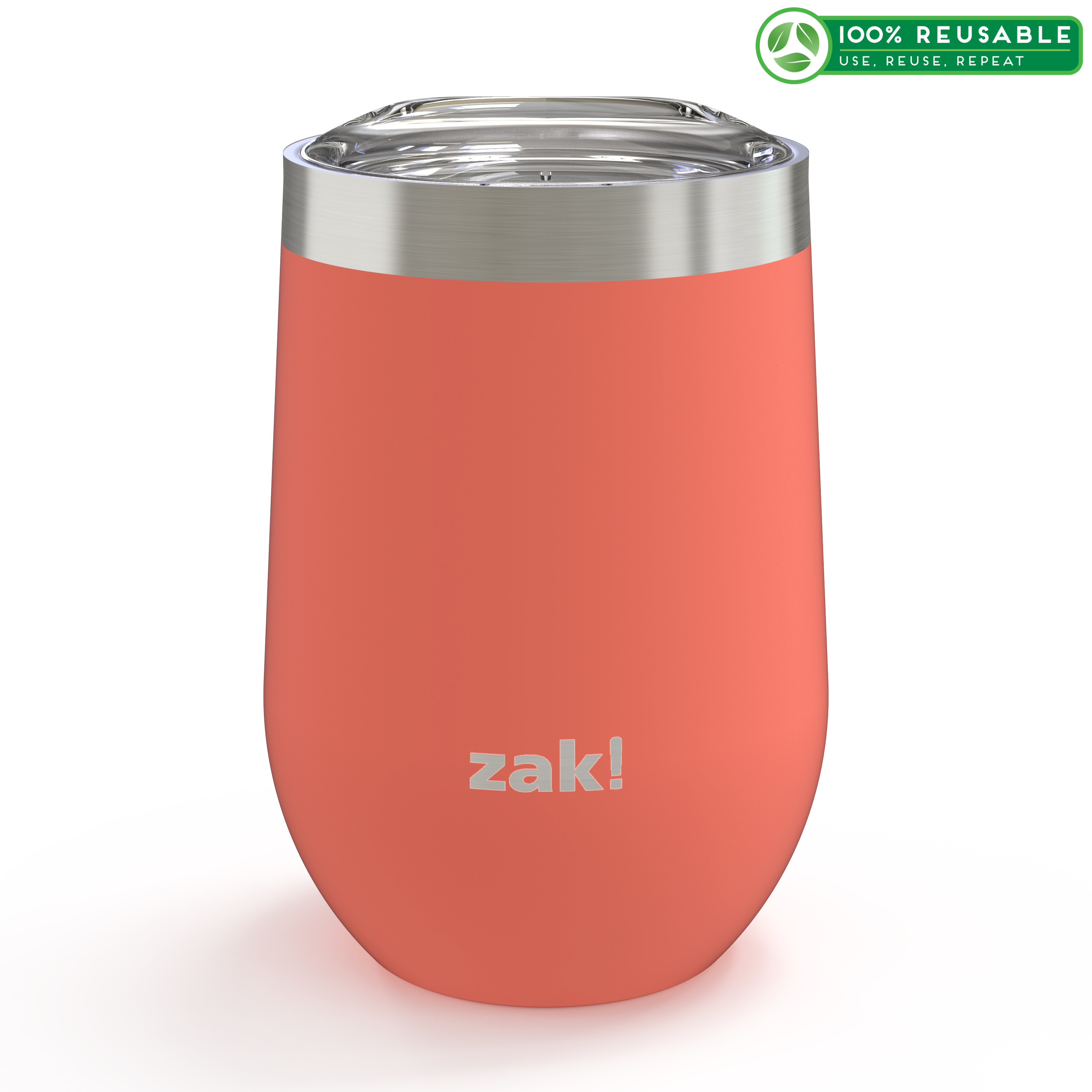 Palisades 11.5 ounce Vacuum Insulated Stainless Steel Tumbler, Peach slideshow image 1 Palisades 11.5 ounce Vacuum Insulated Stainless Steel Tumbler, Peach slideshow image 1