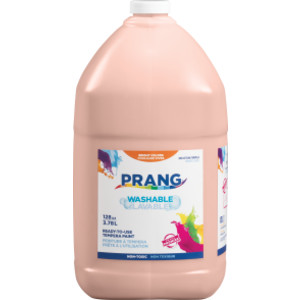 Washable Tempera Paint, Peach, Gallon