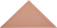 Cursive Rose Gold 6×6 Triangle Glossy